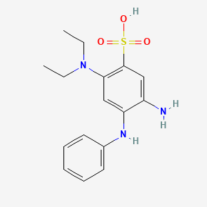 5-Amino-2-(diethylamino)-4-(phenylamino)benzenesulfonic acid