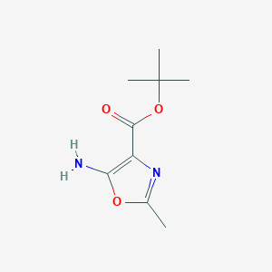 Tert-butyl 5-amino-2-methyl-1,3-oxazole-4-carboxylate