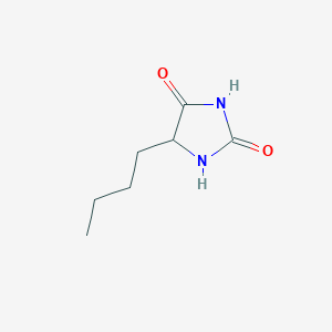 molecular formula C7H12N2O2 B2656509 5-Butylimidazolidine-2,4-dione CAS No. 102716-78-9