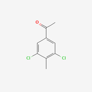 molecular formula C9H8Cl2O B2656552 1-(3,5-Dichloro-4-methylphenyl)ethanone CAS No. 88541-40-6