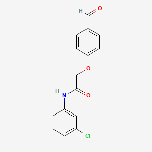 N-(3-chlorophenyl)-2-(4-formylphenoxy)acetamide