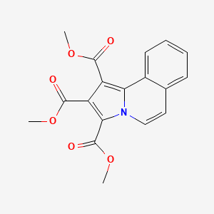 molecular formula C18H15NO6 B2656583 Trimethyl pyrrolo[2,1-a]isoquinoline-1,2,3-tricarboxylate CAS No. 7593-63-7
