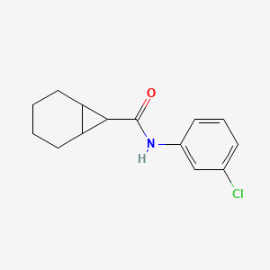 N-(3-Chlorophenyl)bicyclo[4.1.0]heptane-7-carboxamide