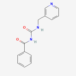 molecular formula C14H13N3O2 B2656628 1-benzoyl-3-[(pyridin-3-yl)methyl]urea CAS No. 534560-26-4