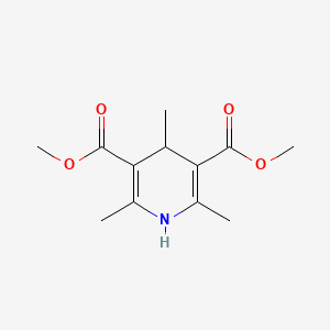 molecular formula C12H17NO4 B2656705 Dimethyl 2,4,6-trimethyl-1,4-dihydropyridine-3,5-dicarboxylate CAS No. 55536-69-1