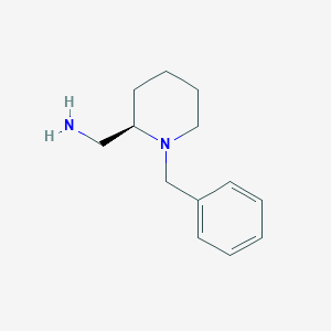 molecular formula C13H20N2 B2656818 [(2R)-1-benzylpiperidin-2-yl]methanamine CAS No. 139004-95-8