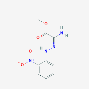 ethyl 2-amino-2-[(E)-2-(2-nitrophenyl)hydrazono]acetate