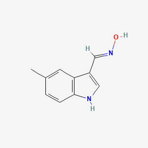molecular formula C10H10N2O B2656966 5-Methyl-1H-indole-3-carboxaldehyde oxime CAS No. 1261024-61-6