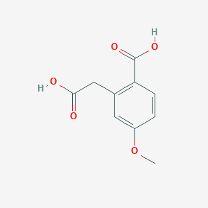 molecular formula C10H10O5 B2656984 2-(Carboxymethyl)-4-methoxybenzoic acid CAS No. 68294-03-1