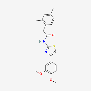 N-(4-(3,4-dimethoxyphenyl)thiazol-2-yl)-2-(2,4-dimethylphenyl)acetamide