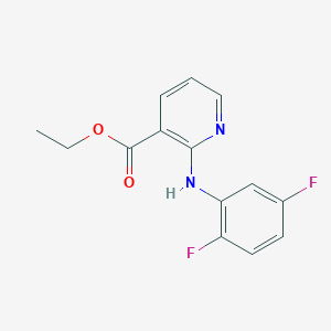 molecular formula C14H12F2N2O2 B2657040 Ethyl 2-(2,5-difluoroanilino)pyridine-3-carboxylate CAS No. 2248410-02-6