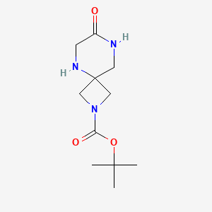 molecular formula C11H19N3O3 B2657050 Tert-butyl 7-oxo-2,5,8-triazaspiro[3.5]nonane-2-carboxylate CAS No. 1839060-95-5
