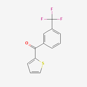 molecular formula C12H7F3OS B2657080 2-[3-(Trifluoromethyl)benzoyl]thiophene CAS No. 816418-49-2