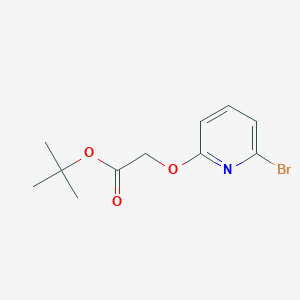 molecular formula C11H14BrNO3 B2657127 Tert-butyl 2-(6-bromopyridin-2-yl)oxyacetate CAS No. 1206248-94-3