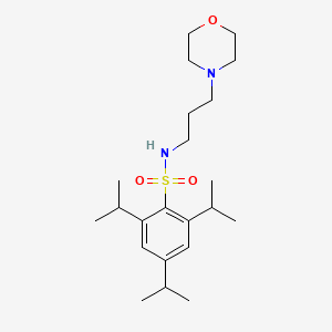 B2657139 (3-Morpholin-4-ylpropyl){[2,4,6-tris(methylethyl)phenyl]sulfonyl}amine CAS No. 398997-11-0