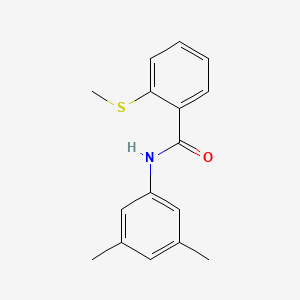 molecular formula C16H17NOS B2657162 N-(3,5-dimethylphenyl)-2-(methylsulfanyl)benzamide CAS No. 866049-08-3