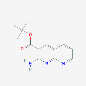 B2657327 Tert-butyl 2-amino-1,8-naphthyridine-3-carboxylate CAS No. 2248289-14-5