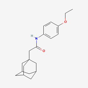 molecular formula C20H27NO2 B2657426 2-adamantan-1-yl-N-(4-ethoxyphenyl)acetamide CAS No. 296276-37-4
