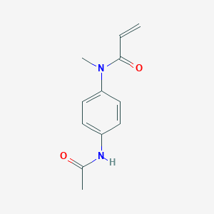 B2657548 N-(4-Acetamidophenyl)-N-methylprop-2-enamide CAS No. 2361639-43-0