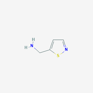 molecular formula C4H6N2S B2657590 Isothiazol-5-ylmethanamine CAS No. 1246548-62-8