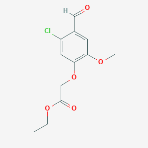 Ethyl (5-chloro-4-formyl-2-methoxyphenoxy)acetate