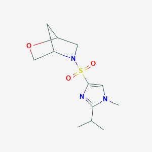 5-((2-isopropyl-1-methyl-1H-imidazol-4-yl)sulfonyl)-2-oxa-5-azabicyclo[2.2.1]heptane