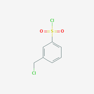 molecular formula C7H6Cl2O2S B2657750 3-(Chloromethyl)benzene-1-sulfonyl chloride CAS No. 33065-46-2