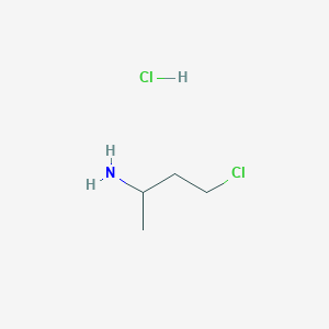 molecular formula C4H11Cl2N B2657935 4-Chlorobutan-2-amine hydrochloride CAS No. 2044872-44-6