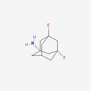 molecular formula C10H15F2N B2657977 3,5-Difluoroadamantan-1-amine CAS No. 214557-82-1