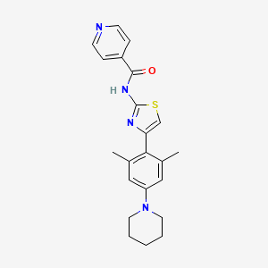 molecular formula C22H24N4OS B2657980 INH154 