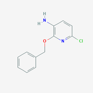 molecular formula C12H11ClN2O B2658016 2-(Benzyloxy)-6-chloropyridin-3-amine CAS No. 1550589-97-3