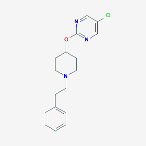 5-Chloro-2-[1-(2-phenylethyl)piperidin-4-yl]oxypyrimidine