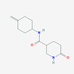 N-(4-methylenecyclohexyl)-6-oxopiperidine-3-carboxamide