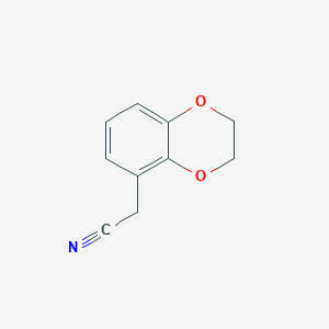 1,4-Benzodioxin-5-acetonitrile, 2,3-dihydro-