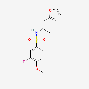 4-ethoxy-3-fluoro-N-(1-(furan-2-yl)propan-2-yl)benzenesulfonamide