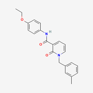 molecular formula C22H22N2O3 B2658220 N-(4-ethoxyphenyl)-1-[(3-methylphenyl)methyl]-2-oxo-1,2-dihydropyridine-3-carboxamide CAS No. 946356-01-0