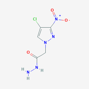 2-(4-chloro-3-nitro-1H-pyrazol-1-yl)acetohydrazide