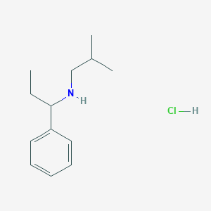 (2-Methylpropyl)(1-phenylpropyl)amine hydrochloride