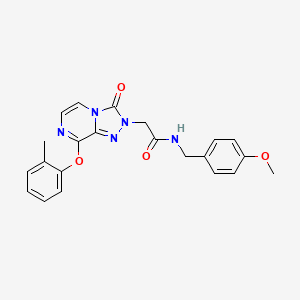 N-(4-methoxybenzyl)-2-[8-(2-methylphenoxy)-3-oxo[1,2,4]triazolo[4,3-a]pyrazin-2(3H)-yl]acetamide