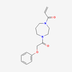 1-[4-(2-Phenoxyacetyl)-1,4-diazepan-1-yl]prop-2-en-1-one