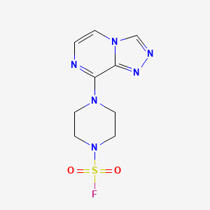 B2658264 4-([1,2,4]Triazolo[4,3-a]pyrazin-8-yl)piperazine-1-sulfonyl fluoride CAS No. 2361683-63-6