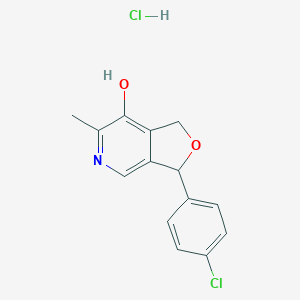 molecular formula C14H13Cl2NO2 B026583 Cicletanine hydrochloride CAS No. 82747-56-6