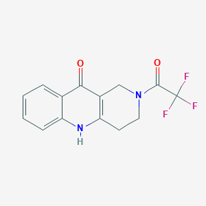 2-(2,2,2-Trifluoroacetyl)-1,3,4,5-tetrahydrobenzo[b][1,6]naphthyridin-10-one
