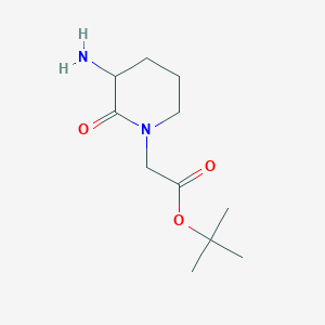 molecular formula C11H20N2O3 B2658445 tert-butyl2-(3-amino-2-oxopiperidin-1-yl)acetate CAS No. 2503202-01-3