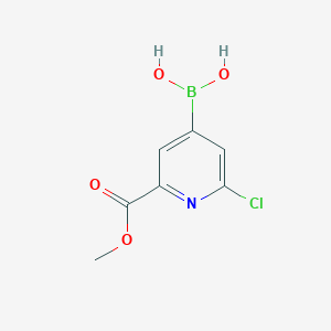 2-Chloro-6-(methoxycarbonyl)pyridine-4-boronic acid
