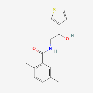 N-(2-hydroxy-2-(thiophen-3-yl)ethyl)-2,5-dimethylbenzamide