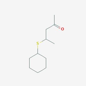 4-(Cyclohexylsulfanyl)pentan-2-one