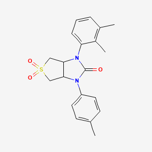 1-(2,3-dimethylphenyl)-3-(p-tolyl)tetrahydro-1H-thieno[3,4-d]imidazol-2(3H)-one 5,5-dioxide