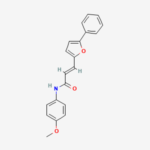 N-(4-Methoxyphenyl)-3-(5-phenyl-2-furyl)acrylamide
