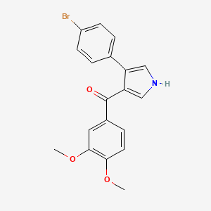 (4-(4-Bromophenyl)-1H-pyrrol-3-yl)(3,4-dimethoxyphenyl)methanone